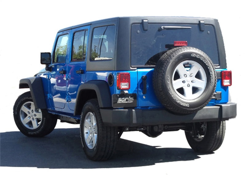 Borla 140634 High-Clearance Climber Cat-Back Exhaust System for 2012-2018 Jeep Wrangler JKU 3.6L V6