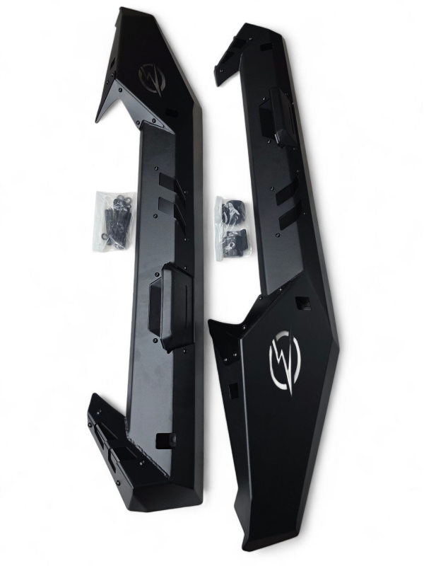 Elektric Offroad Volt Series Rocker Guards for 2024+ Can-Am Maverick R – Side-Impact Protection with Built-In Step Plate