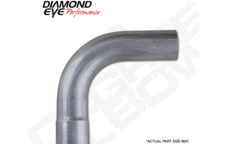 Diamond Eye Performance DEP529025 5-Inch 90-Degree Aluminized Exhaust Elbow