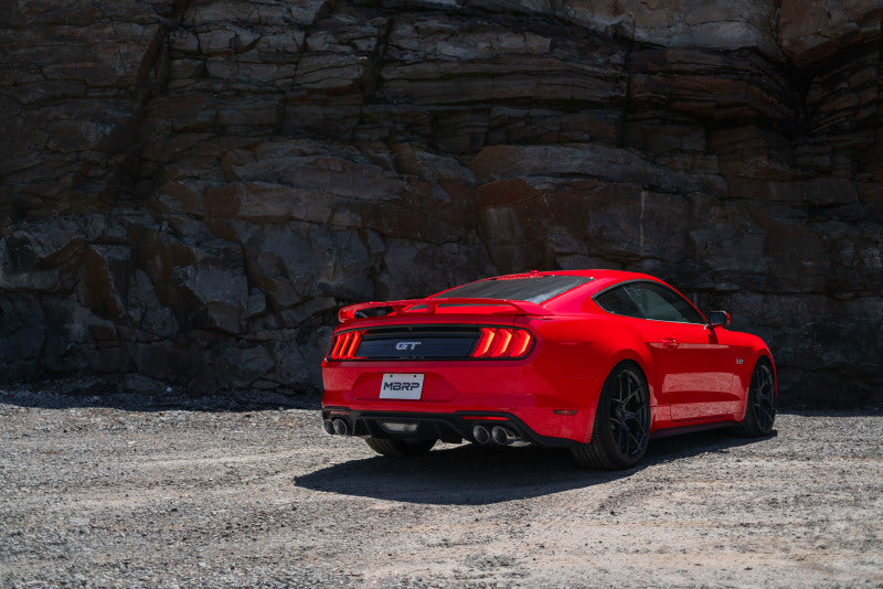 MBRP Armor BLK Cat-Back Exhaust System mbrpS7205BLK for 2018-2022 Ford Mustang GT 5.0L