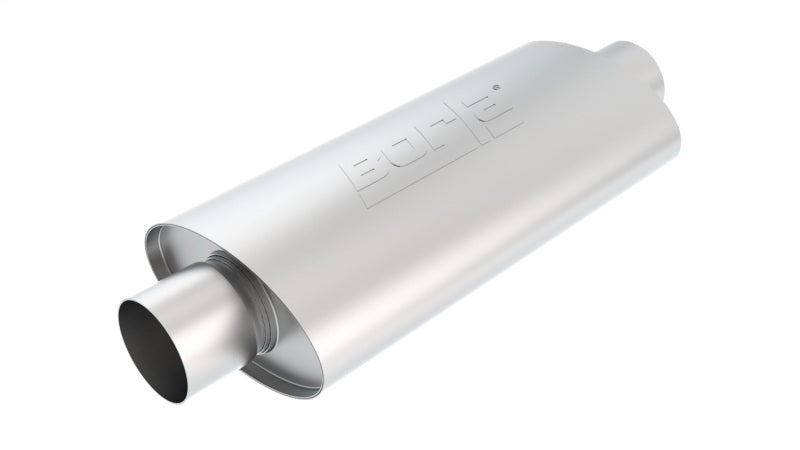 Borla XR-1 Sportsman Racing Muffler, 3-Inch Center Inlet and Outlet, Oval, Part Number 40944