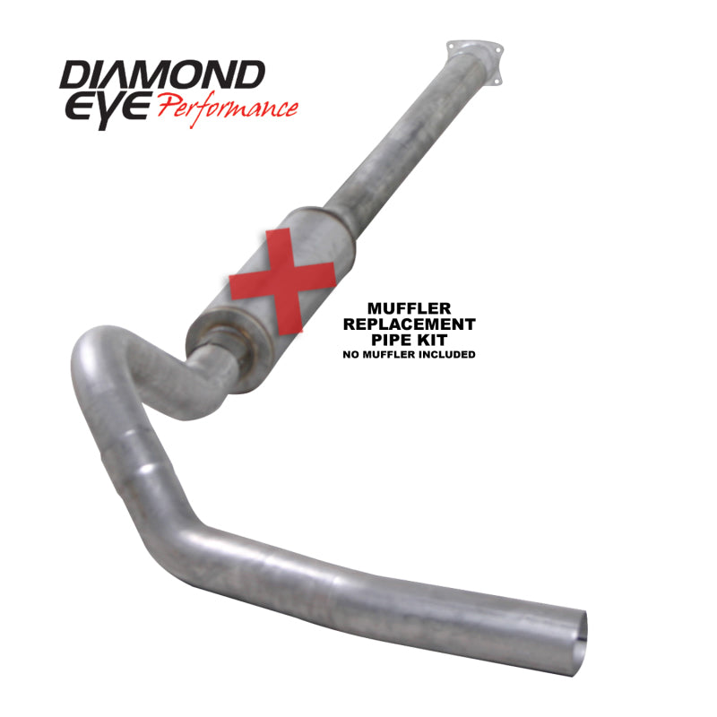 Diamond Eye Performance depK4110A-RP 4-Inch Cat-Back Exhaust System for 2001-2005 Chevy/GMC 6.6L Duramax 2500/3500