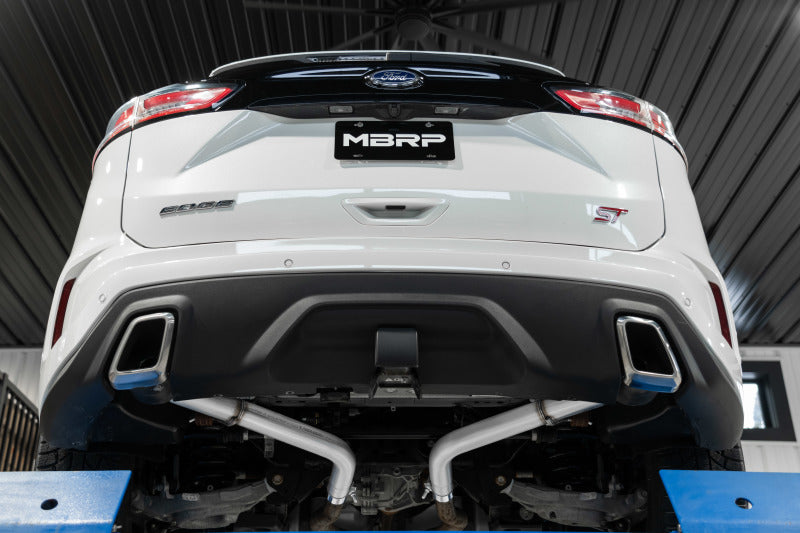 MBRP Armor Lite Axle-Back Exhaust System for 2019-2024 Ford Edge ST, 2.5-Inch Dual Rear Exit, Aluminized Steel