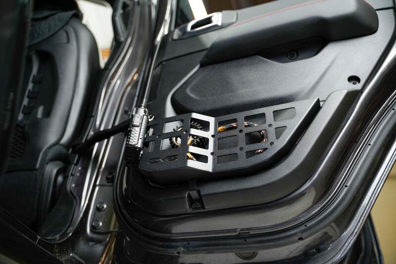 DV8 Offroad dveMPJL-06 Rear Door Pocket MOLLE Panels for 2018-2025 Jeep Wrangler JL and Gladiator JT