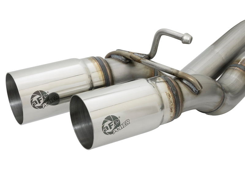 aFe Rebel Series 3-Inch Cat-Back Exhaust with Dual Mid-Side Exit Polished Tips for 2016-2023 Toyota Tacoma V6 3.5L, Part Number 49-46032-P