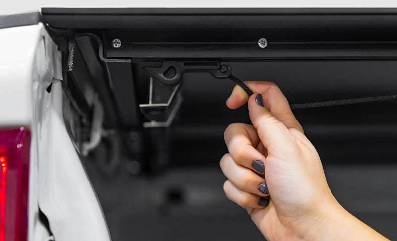 Access LOMAX Tri-Fold Cover for 2026 Ford Ranger with 5ft Standard Bed – Matte Black, Hard Aluminum Finish, Single Rail