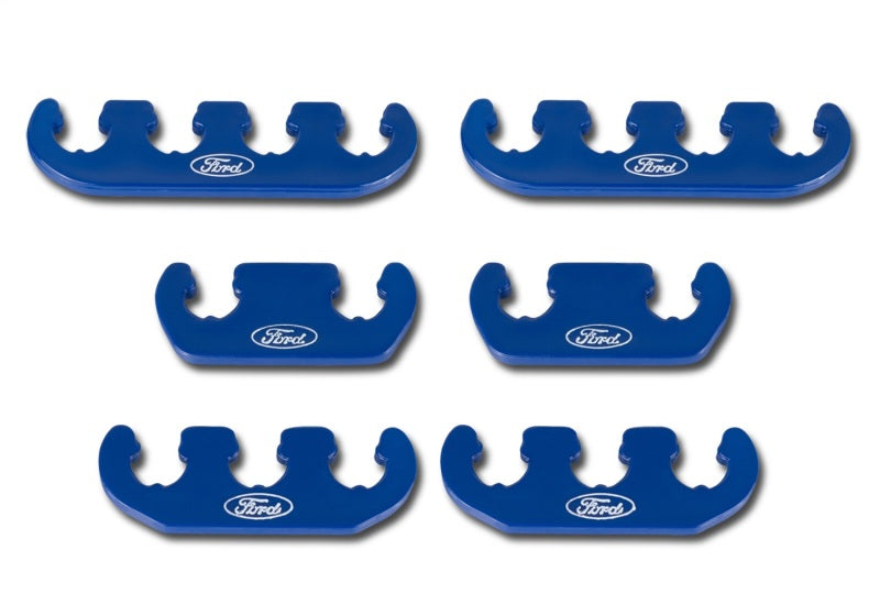 Ford Racing FRP302-637 Wire Dividers, 4 to 3 to 2, Blue with White Ford Logo