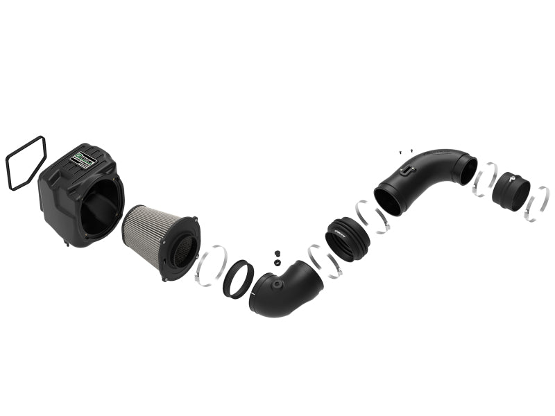 aFe Quantum Pro DRY S Cold Air Intake System for 2007.5–2010 GM/Chevy Duramax 6.6L LMM, Part 53-10005D