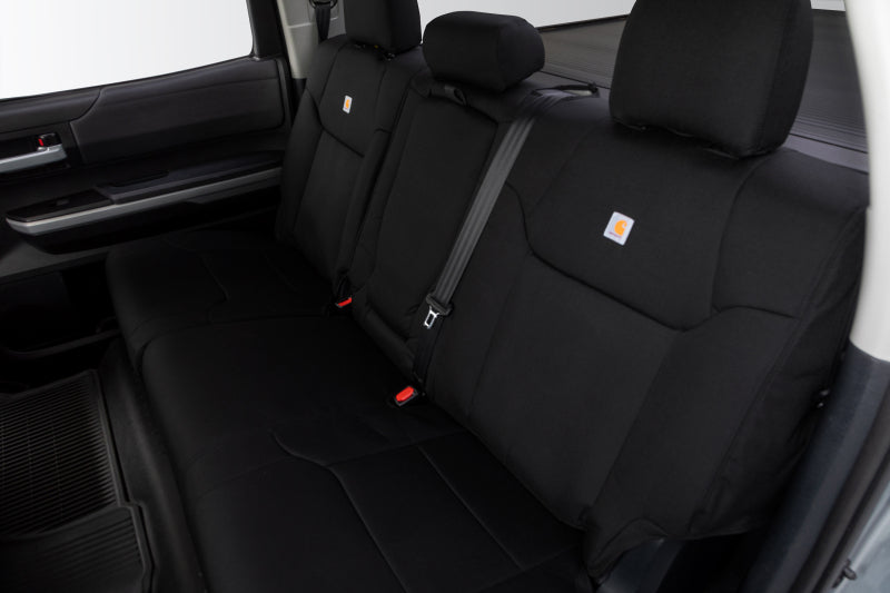 Covercraft 21-24 Ford F150 Carhartt Super Dux PrecisionFit Custom Front Row Seat Covers - Black