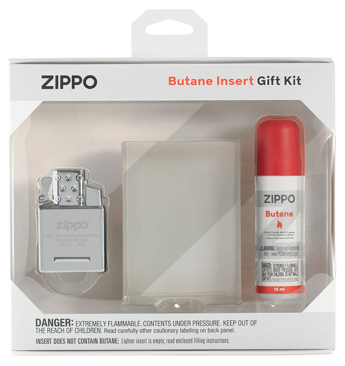 Zippo White Butane Insert Gift Set