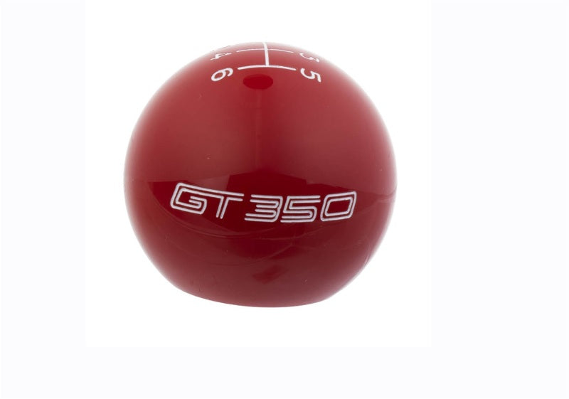 Ford Racing frpM-7213-M8SR Mustang GT350 6-Speed Shifter Knob - Gloss Red