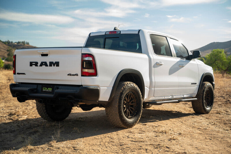DV8 Offroad OE Plus Side Steps for 2019-2025 RAM 1500 Crew Cab, Black Steel - DVE SRDR1-01