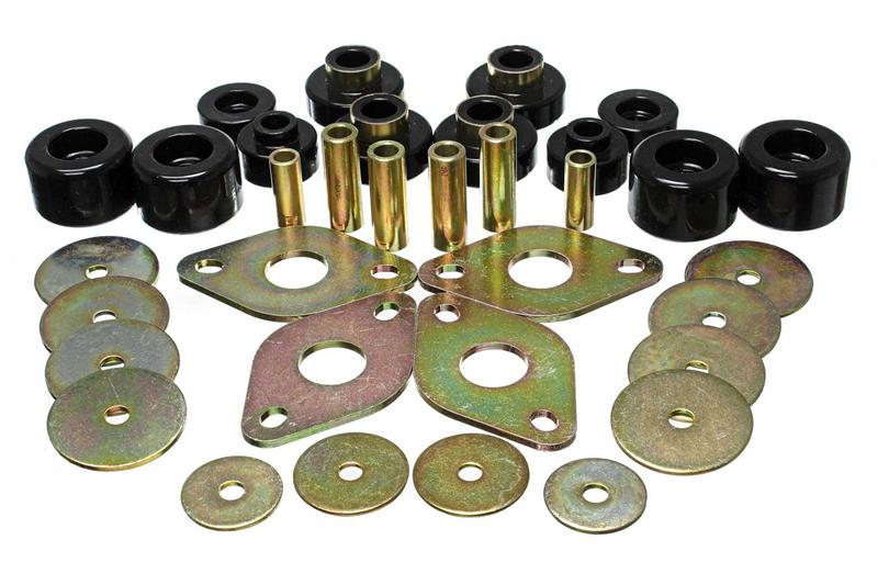 Energy Suspension eng8.4109G Body Mount Set - Reg Access & Dbl Cab - Black