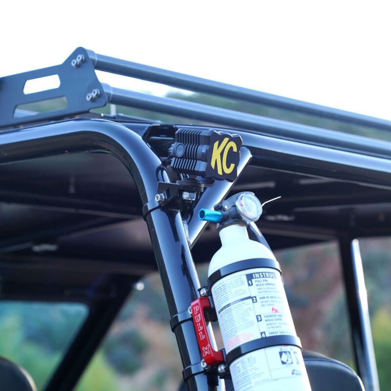 KC HiLiTES FLEX ERA 1 Light Cover KCL5328, Black with Yellow KC Logo