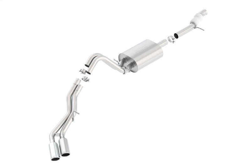 Borla 140557 Touring Cat-Back Exhaust System for 2015-2020 Chevrolet Tahoe and GMC Yukon 5.3L V8