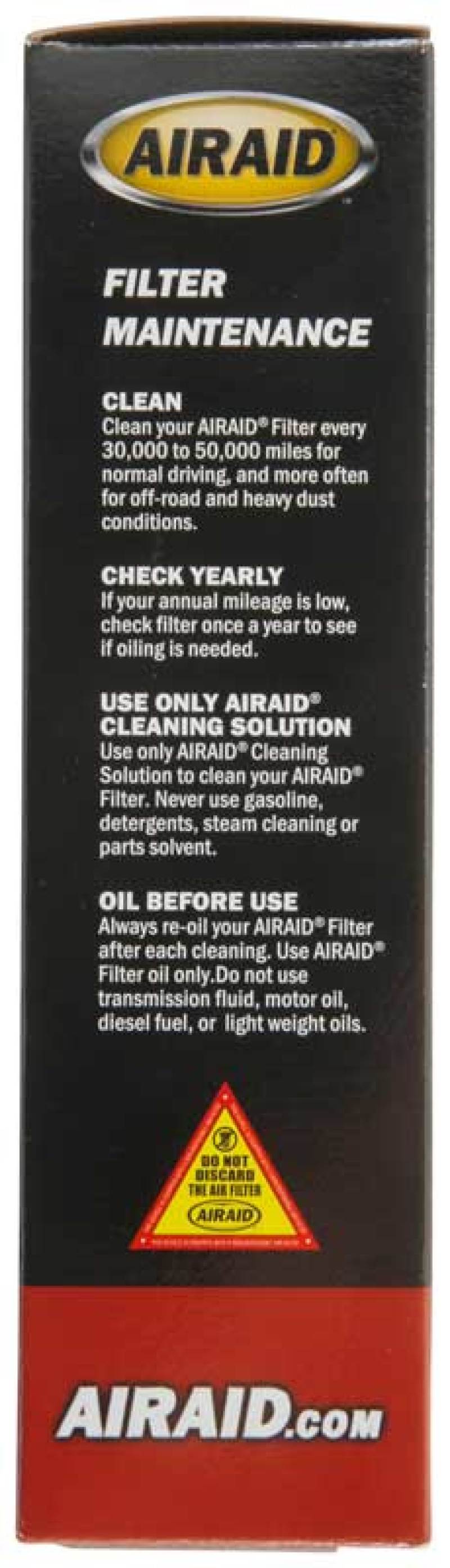 Airaid AIR790-550 Renew Kit with 12 oz Cleaner and 8 oz Performance Oil