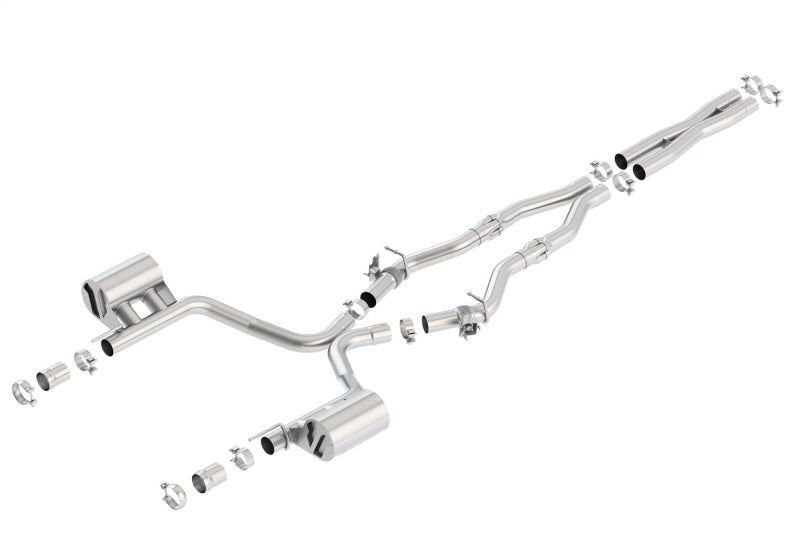 Borla 140714 ATAK Cat-Back Exhaust System for 2016-2023 Dodge Challenger R/T 5.7L V8 with MDS