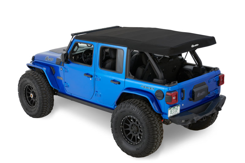 Bestop 18-26 Jeep Wrangler JL 4-Door Supertop in Black Diamond