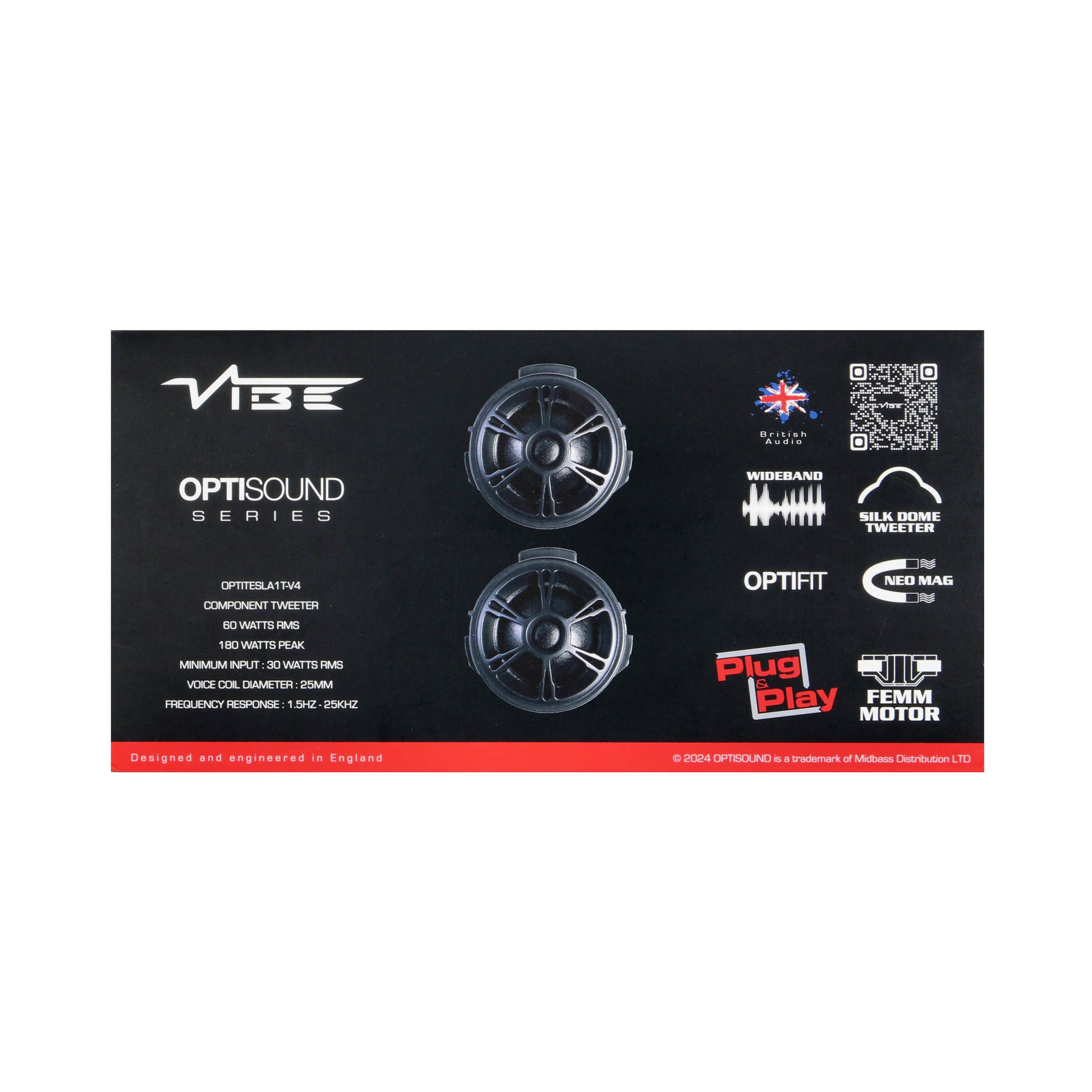 Vibe by Metra Electronic Plug-N-Play 1” Tweeter Speaker Kit - Fits Select Tesla - View 7