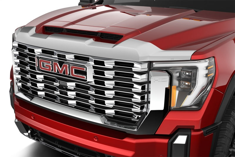 Husky Liners 17-20 Ford Fusion Grille Fascia Mount Aeroskin Hood Protector - Chrome