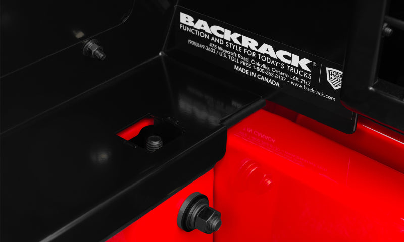 BackRack 2019-2022 Ram 1500 14-Gauge Steel Trace Rack w/ Hardware Kit - Black
