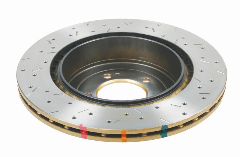 DBA 42225XS 4000 Series XS Rear Drilled and Slotted Brake Rotor for Mitsubishi Lancer