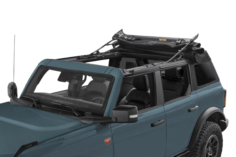 Bestop 21-26 Ford Bronco 4-Door Trektop Soft Top in Premium Black Twill