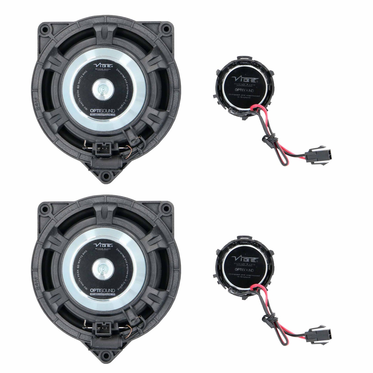 Vibe by Metra Electronics Plug-N-Play Component Speaker Kit - Fits Select Merced - View 6