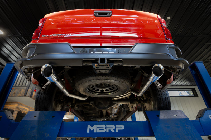 MBRP S5021AL Armor Lite 3-Inch Cat-Back Exhaust for 2019-2021 Chevrolet Silverado 1500 and GMC Sierra 1500