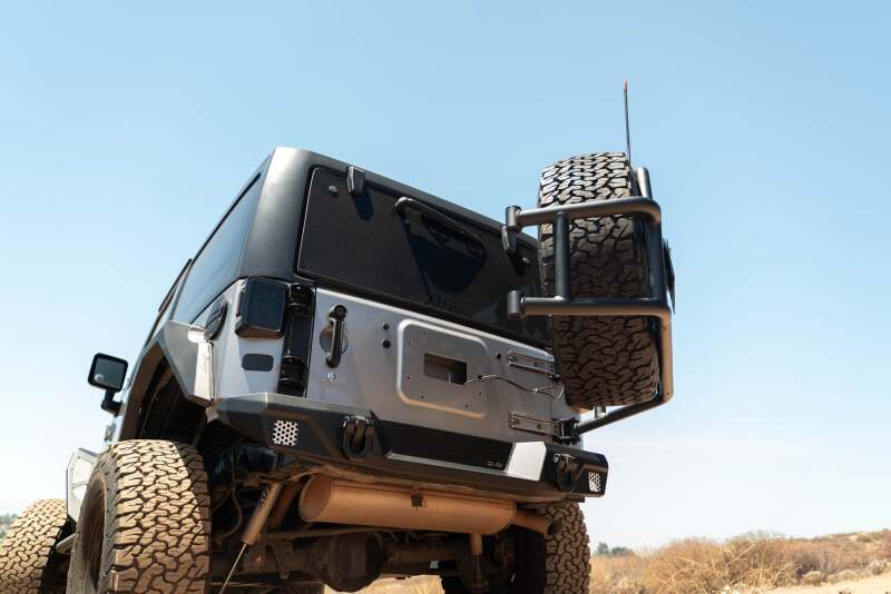 DV8 Offroad DVE TCJK-14 Body-Mounted Tire Carrier for 2007-2018 Jeep Wrangler JK