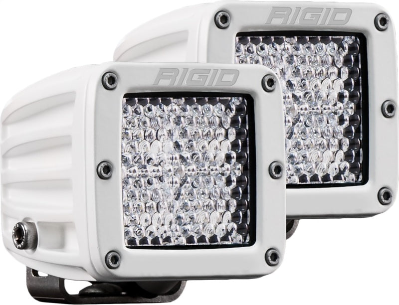 Rigid Industries D-Series PRO Marine Dually LED Pod Lights, 60-Degree Lens, Set of 2 – Part Number RIG602513