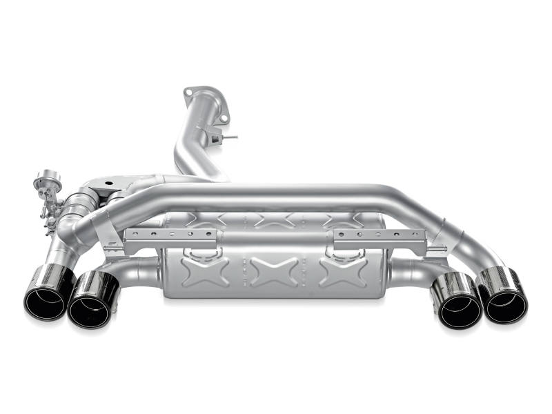 Akrapovic Slip-On Line Titanium Exhaust for 2011–2012 BMW 1 Series M Coupe (E82), Part Number akrM-BM/T/4H