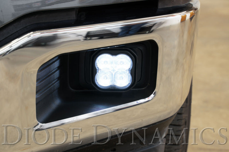 Diode Dynamics SS3 Sport Type F2 Fog Light Bracket Kit with Amber Backlight, Yellow SAE Fog - DD7013