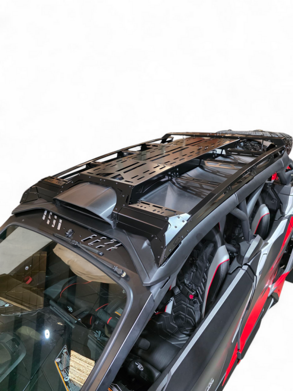Elektric Off Road 2024+ Can-Am Maverick R Max Roof Rack with Integrated Lighting and Multiple Mounting Points