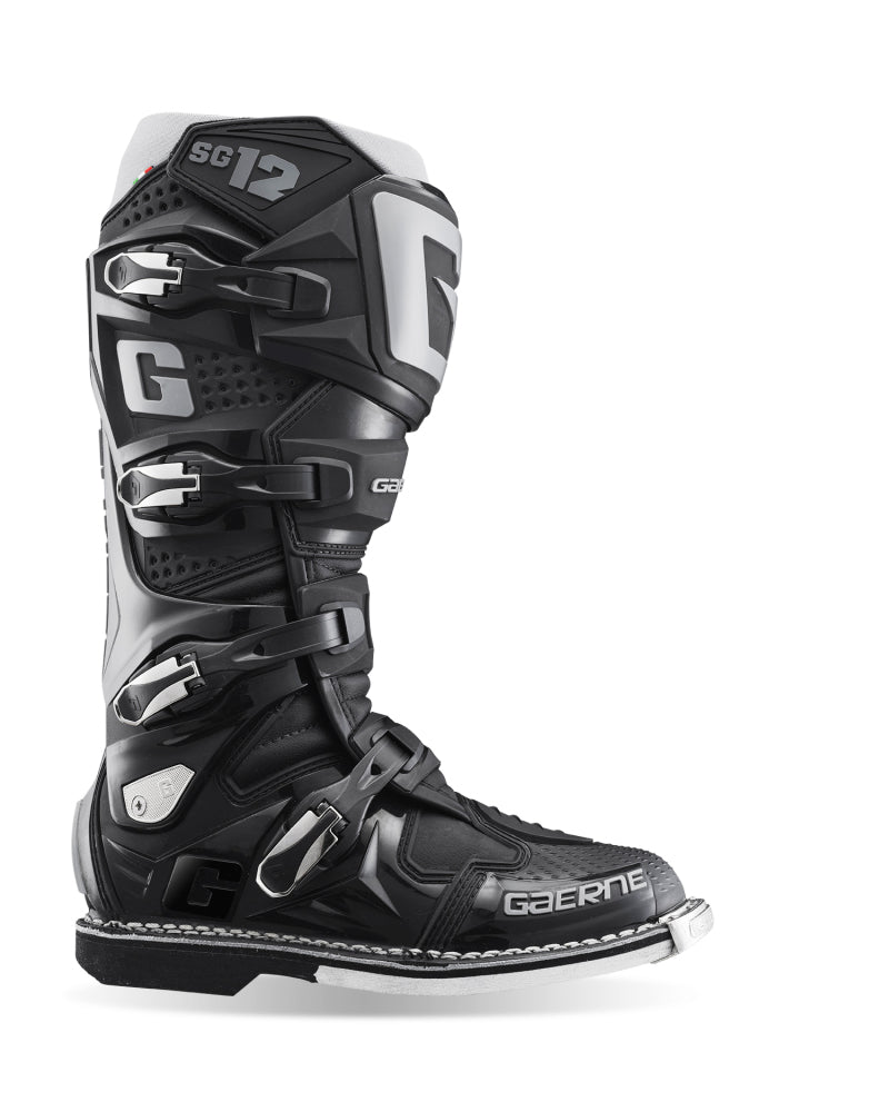 Gaerne GAR2174-071-11 SG12 Motocross Boot – Black, Size 11