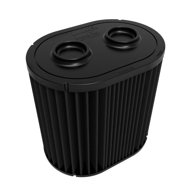 K&N Engineering E-0644HBK DryFlow Replacement Air Filter for 2017-2018 Ford Super Duty 6.7L Diesel