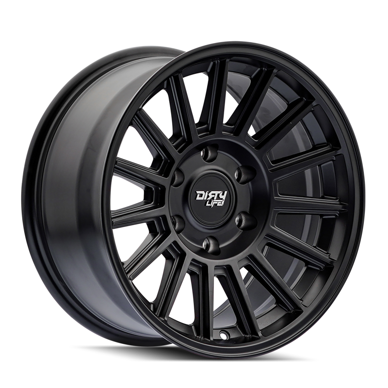 Dirty Life Journey 9316 17x8.5 Wheel, 6x139.7 Bolt Pattern, 0mm Offset, Matte Black