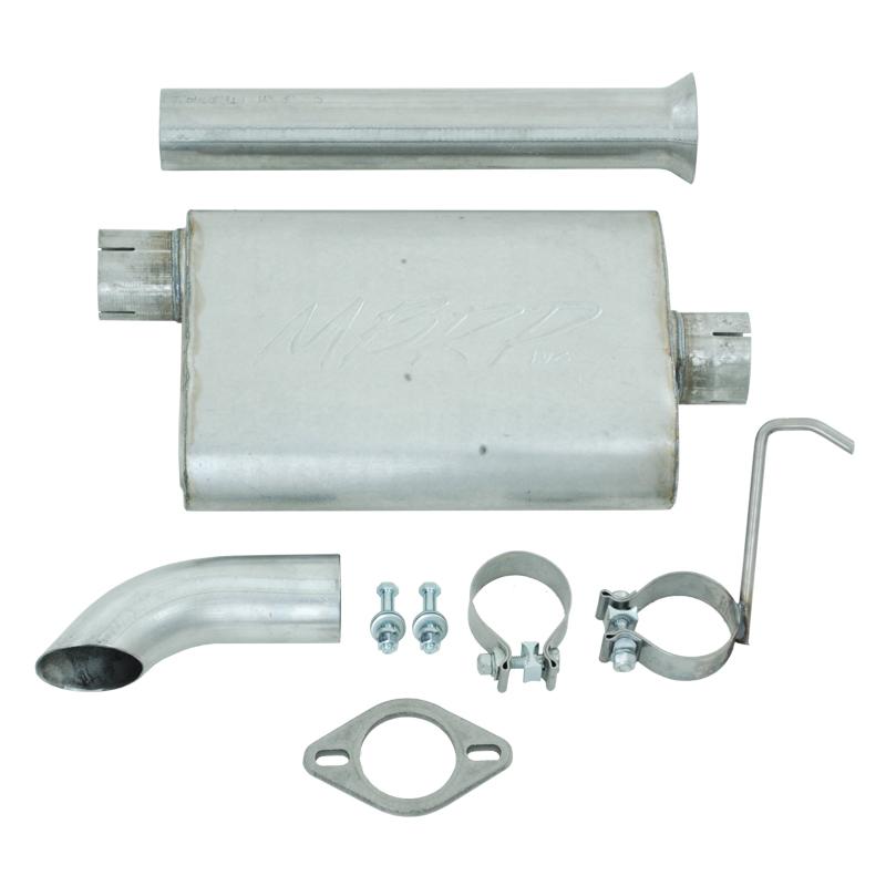 MBRP Armor Lite Cat-Back Exhaust System S5522AL for 2000-2006 Jeep Wrangler TJ