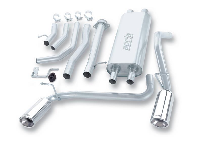Borla 140037 Touring Cat-Back Exhaust System for 2003-2006 Hummer H2 6.0L V8