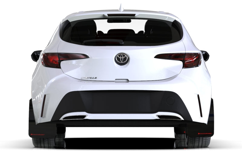 Rally Armor 2019-20 Toyota Corolla Black UR Mud Flap White Logo