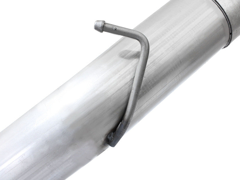 aFe MACH Force XP Large Bore 5-Inch DPF-Back Exhaust with Polished Tip, Part Number 49-02051-1P, for 2013–2015 Dodge Ram 2500 and 3500 6.7L Diesel