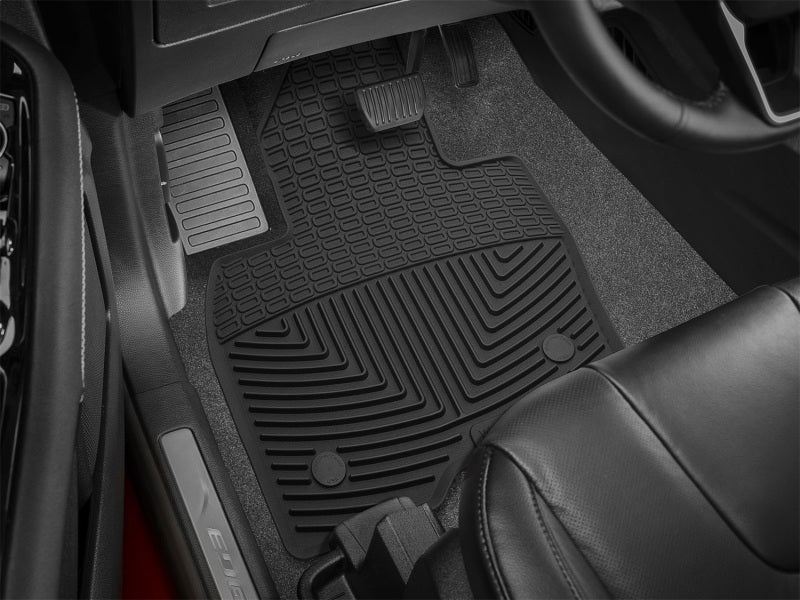 WeatherTech All-Weather Front Floor Mats for 2015-2017 Ford Edge, Black - W395