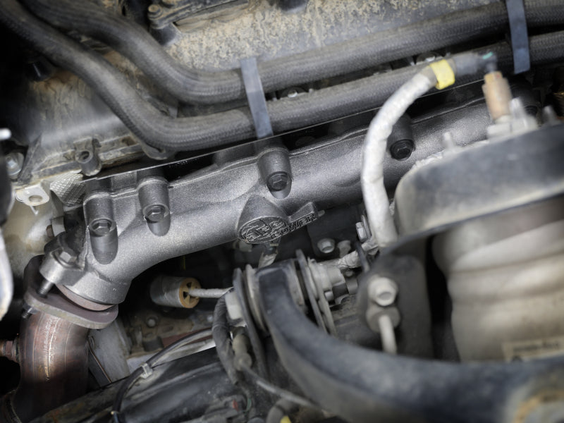 aFe BladeRunner Ported Ductile Iron Exhaust Manifold, Part Number 46-40154, for 2019–2024 Ram 1500 5.7L HEMI V8
