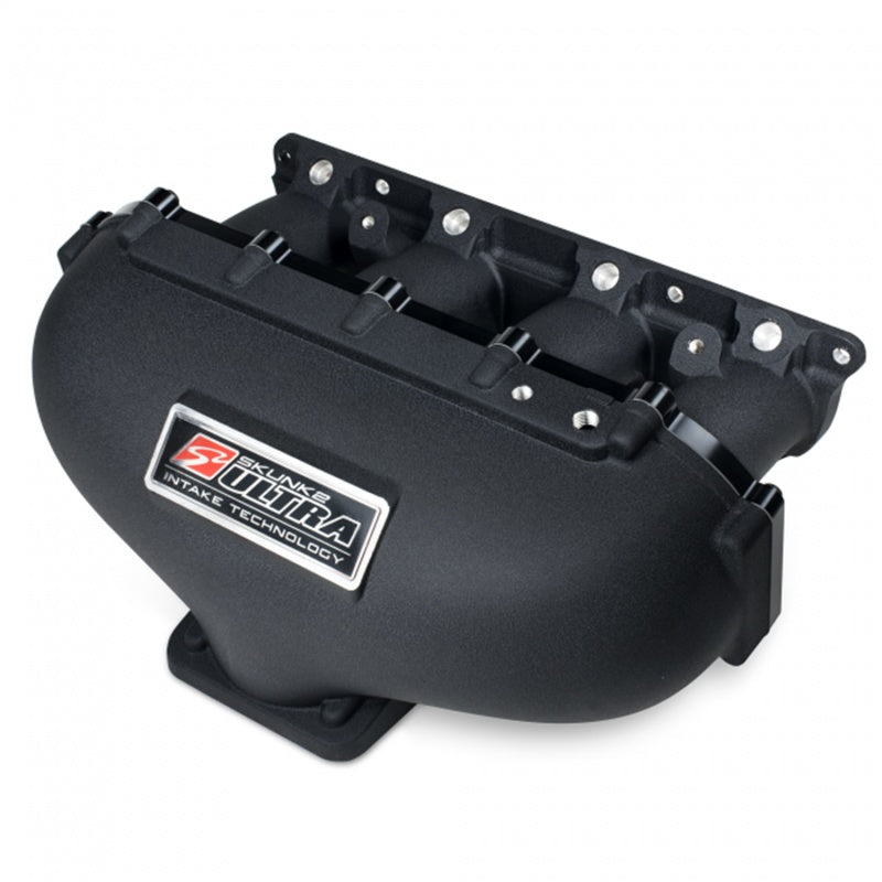 Skunk2 Ultra Race Series Centerfeed Honda/Acura (K20A/A2/A3, K24) 5.0L Black Intake Silver Adapter
