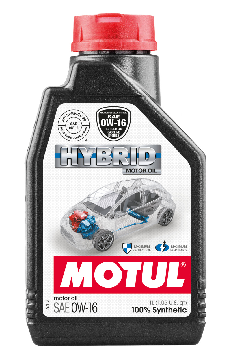 Motul 1L OEM Synthetic Engine Oil Hybrid 0W16 API SN - 1 Liter - Case of 12