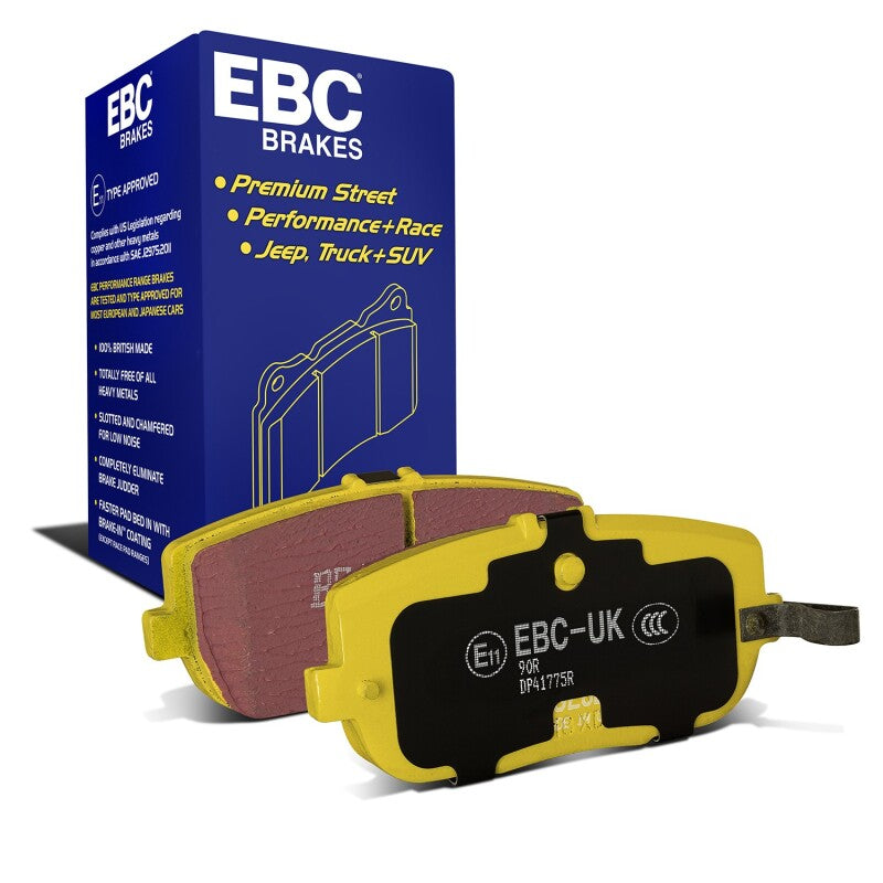 EBC Yellowstuff Rear Brake Pads DP41775R for 2006-2015 Mazda MX-5 Miata 2.0L