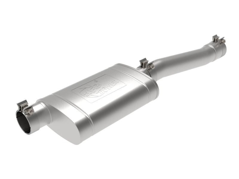 aFe Apollo GT Series 409 Stainless Steel Muffler Upgrade Pipe afe49C44137 for 2020-2022 GM Silverado and Sierra 1500 6.2L V8