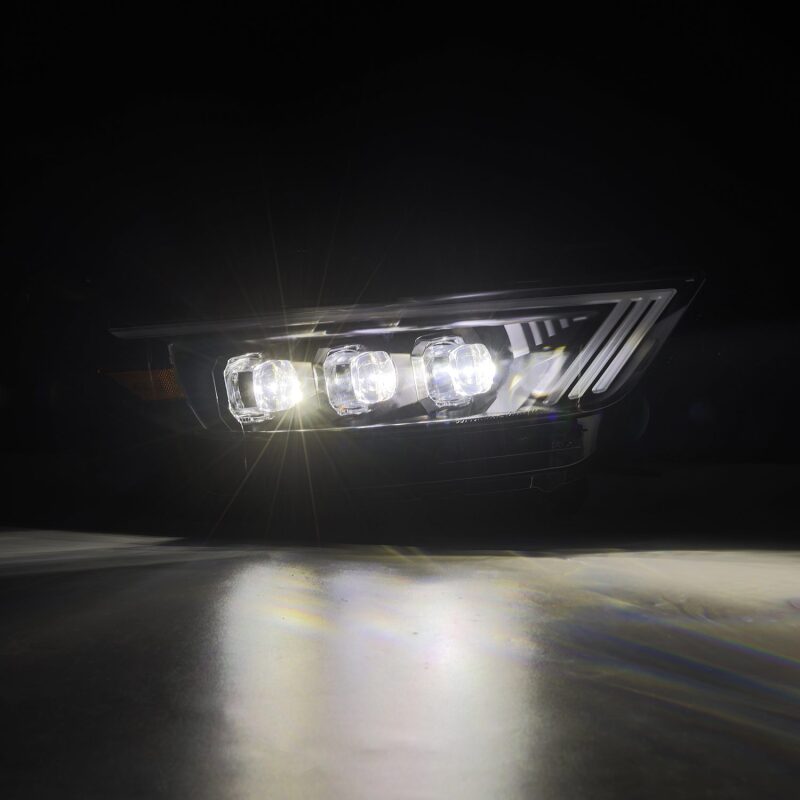 AlphaRex NOVA Series LED Projector Headlights for 2015–2017 Ford Mustang, Black