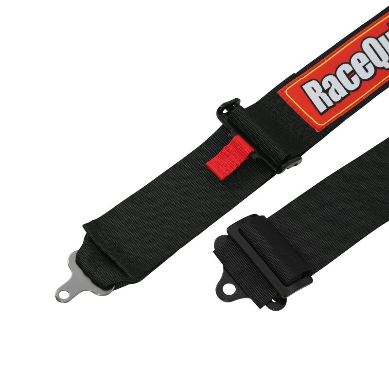 RaceQuip RQP741001RQP Black SFI Camlock 5-Point Pull-Down Lap Seat Belt