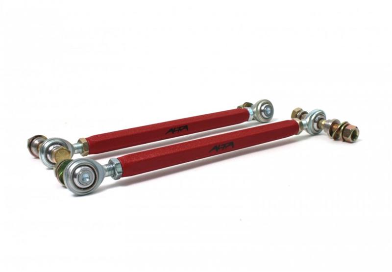 Alta Adjustable Rear Endlinks Pair for 2002-2012 Mini Cooper, Cooper S, JCW and Clubman - Red (AMP-SUS-415)